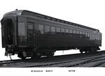 New Haven Railroad wooden coach 980