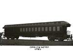 New Haven Railroad wooden combination baggage and smoking car 2357