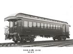 New Haven Railroad wooden combination baggage and smoking car 2408