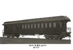 New Haven Railroad wooden mail/baggage/smoking car 2777