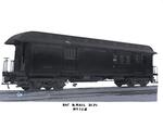 New Haven Railroad wooden baggage and smoking car 3171