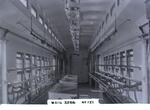 Interior view of New Haven Railroad mail car 3266
