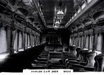 Interior view of New Haven Railroad parlor car 2129