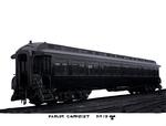 New Haven Railroad wooden parlor car 2127