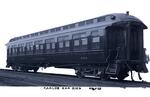 New Haven Railroad wooden parlor car 2163