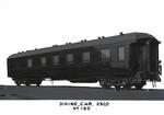 New Haven Railroad wooden dining car 2302