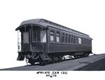 New Haven Railroad wooden business car 100