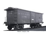 New Haven Railroad wooden boxcar 11729