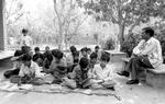 Students Reading Outside Of A South Asian Coalition On Child Servitude Ashram