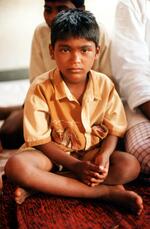 Student In Class At The Bal Ashram
