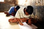 Students Writing At A South Asian Coalition On Child Servitude Ashram