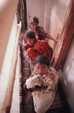 Girls At A Carpet Loom In Pakistan