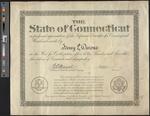 Dorons, Henry L., State of Connecticut sympathy certificate