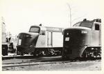 Amtrak locomotive 27 and Penn Central locomotive 4976