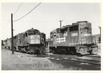 Conrail locomotive 3634 and Delaware and Hudson Railway locomotive 413
