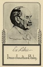 Book plate depicting Portrait of Thomas Hardy