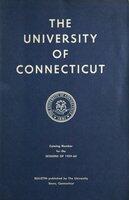 University of Connecticut bulletin, 1959-1960