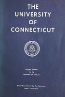 University of Connecticut bulletin, 1960-1961