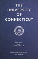 University of Connecticut bulletin, 1961-1962