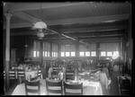 Interior, dining hall [probably Mechanic Arts Building in Storrs]
