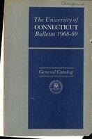 University of Connecticut bulletin, 1968-1969