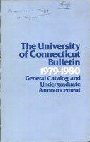 University of Connecticut bulletin, 1979-1980