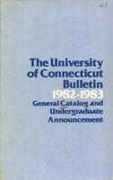 University of Connecticut bulletin, 1982-1983