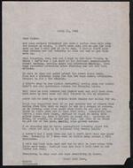 Kenney family correspondence, 1946