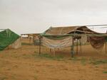 Temporary housing for refugees from Darfur in the Oure Cassoni refugee camp in Chad, near the border with Sudan