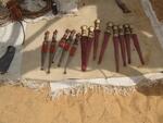 Knives and tools from the Oure Cassoni refugee camp in Chad near the border with Sudan