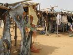 View of Oure Cassoni refugee camp in Chad