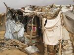 Temporary housing in the Oure Cassoni refugee camp in Chad