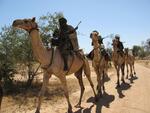 Janjaweed fighters in Darfur