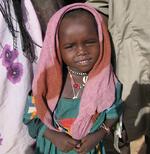 Darfuri girl at the Gaga Refugee Camp in Chad