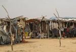 View of Oure Cassoni refugee camp in Chad near the border with Sudan