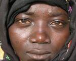 Chadian woman displaced by violence