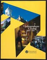 University of Connecticut undergraduate catalog, 2004-2005