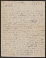 Correspondence, 1918 August - September