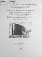 Groton, National Register of Historic Places Eligibility Assessment, World War II-Era Midget Submarines