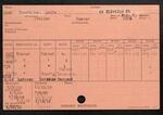 Employee record cards, Boncivino-Camp