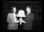 Victory bond auction, $10,000 lamp with Dean Lawrence Ackerman