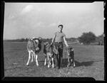 4-H, James Holcomb and His Cow