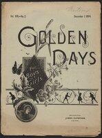 Golden days for boys and girls, 1894-12-1, v. XVI #2