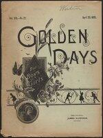 Golden days for boys and girls, 1895-04-20, v. XVI #22