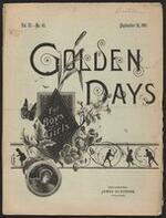 Golden days for boys and girls, 1885-09-26, v. VI #43