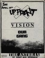 Up Front, Vision, Our Gang at The Anthrax