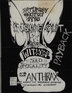 Inside Out, Within, Sad Reality & Payback at The Anthrax