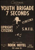 Youth Brigade, 7 Seconds, Others at Rock Hotel