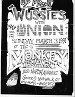 Up Front, The Wussies and Onion at The Monkey Bar