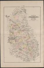 Map of Franklin County, Maine